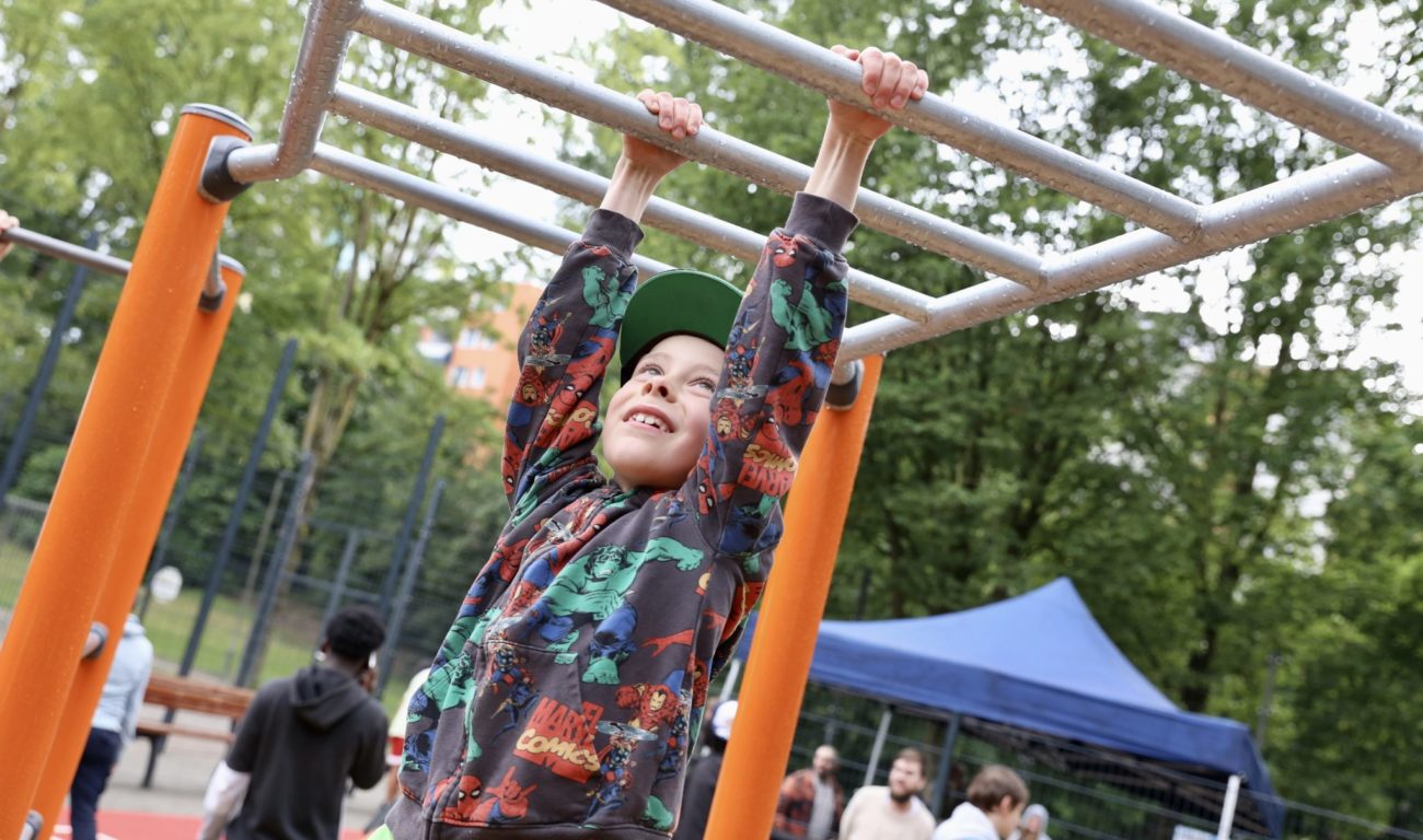 Eröffnung der multifunktionalen Sportfläche Stendaler Str. (Foto: Landeshauptstadt Düsseldorf/Ingo Lammert)