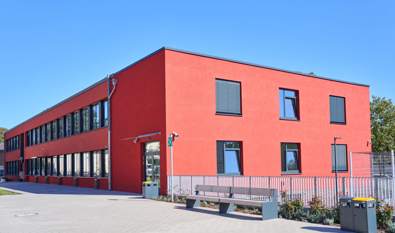 Gymnasium Gerresheim Neubau 2026 (Foto: Landeshauptstadt Düsseldorf/Claus Langer)