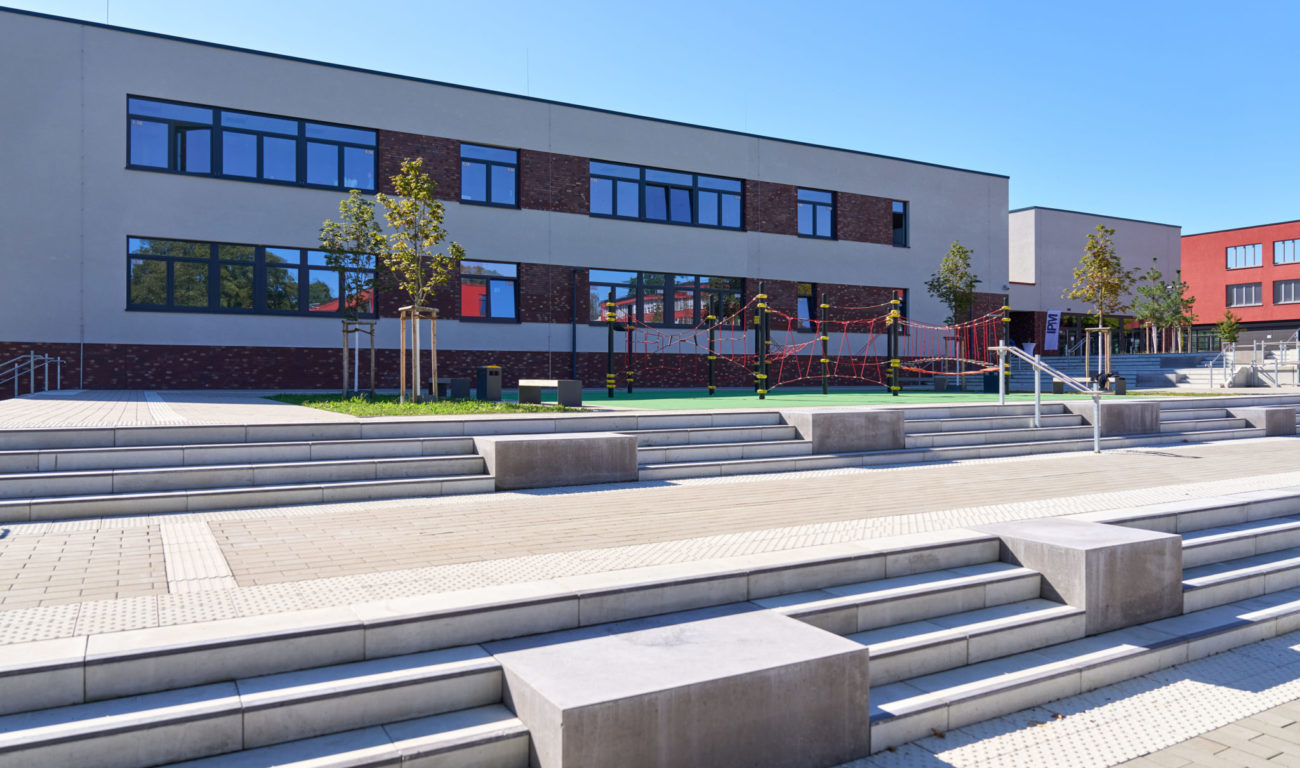 Gymnasium Gerresheim Neubau 2026 (Foto: Landeshauptstadt Düsseldorf/Claus Langer)
